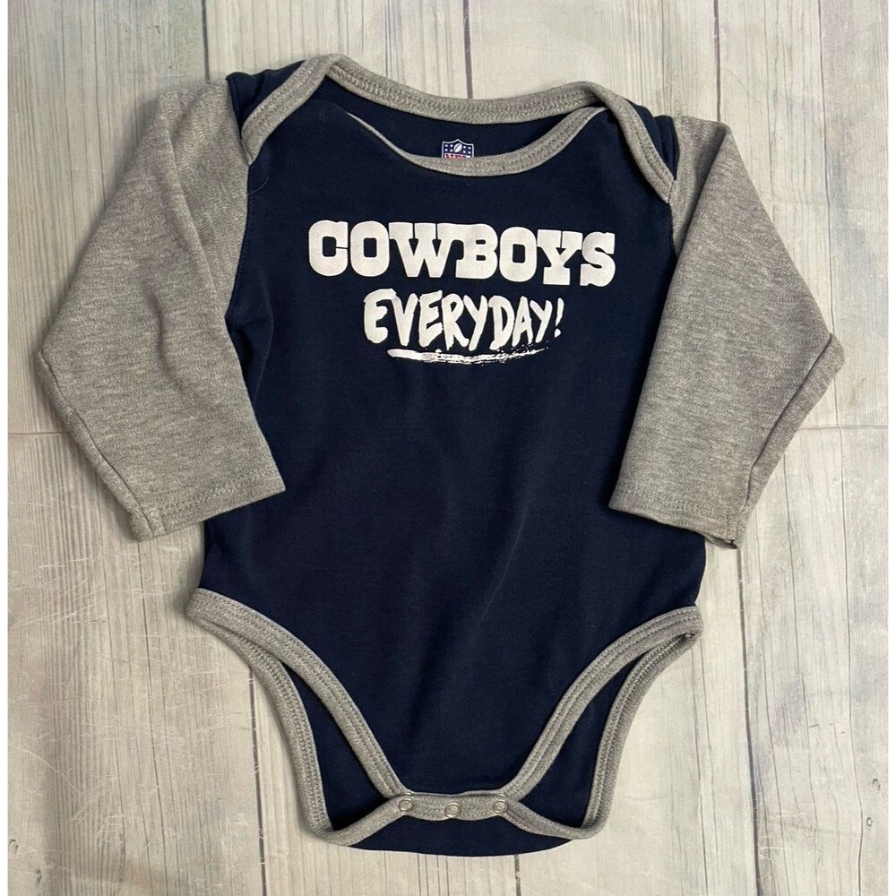 NFL Dallas Cowboys Football Baby Onesie Bodysuit Clothes Outfit, Size 12 months